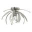 Hubbardton Forge 2020 Sterling Water Glass (LL) Dahlia Semi-Flush