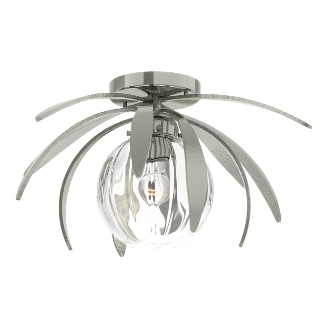 Hubbardton Forge 2020 Sterling Water Glass (LL) Dahlia Semi-Flush