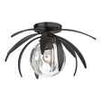 Hubbardton Forge 2020 Oil Rubbed Bronze Water Glass (LL) Dahlia Semi-Flush