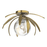 Hubbardton Forge 2020 Modern Brass Water Glass (LL) Dahlia Semi-Flush