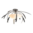 Hubbardton Forge 2021 Dark Smoke Opal Glass (GG) Dahlia Medium Semi-Flush