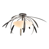 Hubbardton Forge 2021 Dark Smoke Opal Glass (GG) Dahlia Medium Semi-Flush