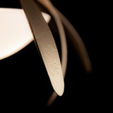 Hubbardton Forge 2021 Soft Gold Opal Glass (GG) Dahlia Medium Semi-Flush