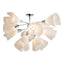 Hubbardton Forge 2021 Vintage Platinum Spun Frost (SH) Mobius 12-Light Semi-Flush