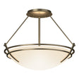 Hubbardton Forge 2000 Soft Gold Opal Glass (GG) Presidio Tryne Semi-Flush