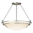 Hubbardton Forge 2001 Vintage Platinum Opal Glass (GG) Presidio Tryne Large Semi-Flush
