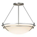 Hubbardton Forge 2001 Vintage Platinum Opal Glass (GG) Presidio Tryne Large Semi-Flush