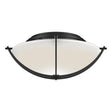 Hubbardton Forge 2008 Black Opal Glass (GG) Compass Flush Mount