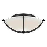 Hubbardton Forge 2008 Black Opal Glass (GG) Compass Flush Mount