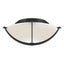Hubbardton Forge 2008 Black Opal Glass (GG) Compass Flush Mount