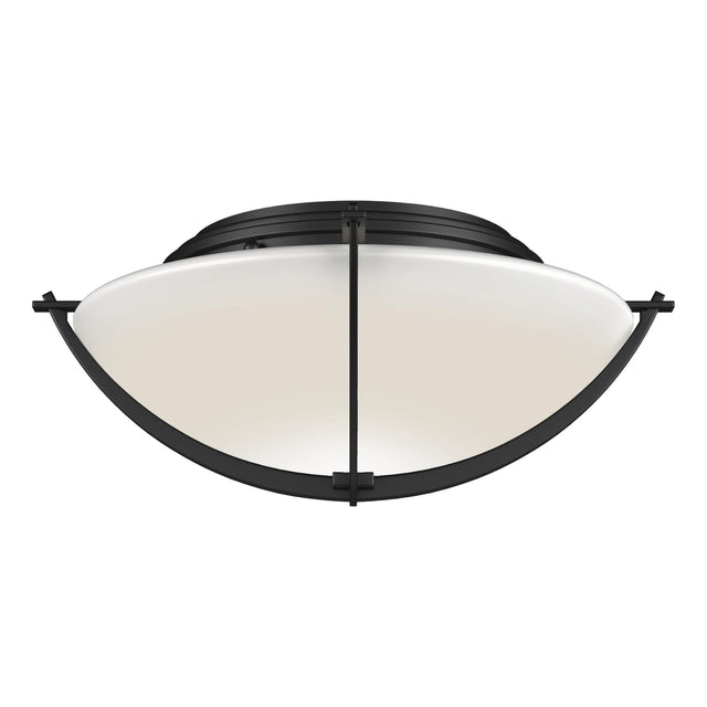 Hubbardton Forge 2008 Black Opal Glass (GG) Compass Flush Mount