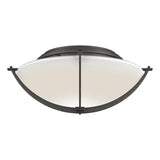 Hubbardton Forge 2008 Natural Iron Opal Glass (GG) Compass Flush Mount