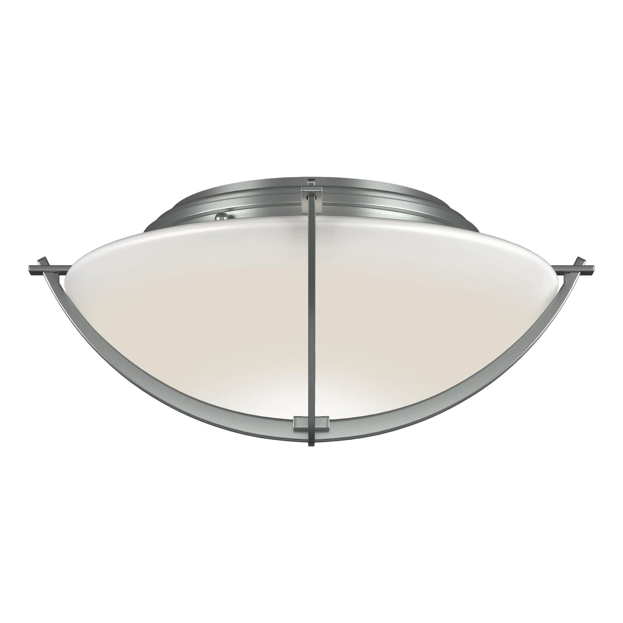 Hubbardton Forge 2008 Vintage Platinum Opal Glass (GG) Compass Flush Mount