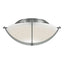 Hubbardton Forge 2008 Vintage Platinum Opal Glass (GG) Compass Flush Mount