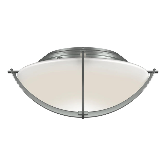 Hubbardton Forge 2008 Vintage Platinum Opal Glass (GG) Compass Flush Mount