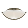 Hubbardton Forge 2008 Soft Gold Opal Glass (GG) Compass Flush Mount