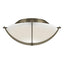 Hubbardton Forge 2008 Soft Gold Opal Glass (GG) Compass Flush Mount