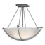 Hubbardton Forge 2008 Vintage Platinum Opal Glass (GG) Compass Small Semi-Flush