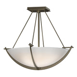 Hubbardton Forge 2008 Soft Gold Opal Glass (GG) Compass Small Semi-Flush