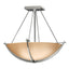 Hubbardton Forge 2008 Sterling Sand Glass (SS) Compass Small Semi-Flush