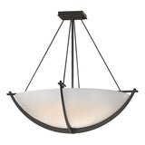 Hubbardton Forge 2008 Dark Smoke Opal Glass (GG) Compass Large Semi-Flush