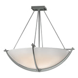 Hubbardton Forge 2008 Vintage Platinum Opal Glass (GG) Compass Large Semi-Flush