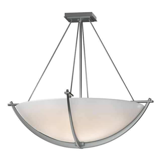 Hubbardton Forge 2008 Vintage Platinum Opal Glass (GG) Compass Large Semi-Flush