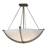 Hubbardton Forge 2008 Soft Gold Opal Glass (GG) Compass Large Semi-Flush
