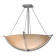 Hubbardton Forge 2008 Sterling Sand Glass (SS) Compass Large Semi-Flush