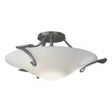Hubbardton Forge 2010 Vintage Platinum Opal Glass (GG) Antasia Semi-Flush