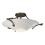 Hubbardton Forge 2010 Soft Gold Opal Glass (GG) Antasia Semi-Flush