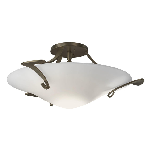Hubbardton Forge 2010 Soft Gold Opal Glass (GG) Antasia Semi-Flush