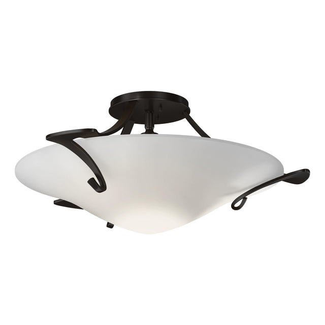 Hubbardton Forge 2010 Oil Rubbed Bronze Opal Glass (GG) Antasia Semi-Flush