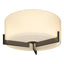 Hubbardton Forge 2011 Oil Rubbed Bronze Opal Glass (GG) Axis Flush Mount