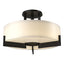 Hubbardton Forge 2011 Black Opal Glass (GG) Axis Semi-Flush