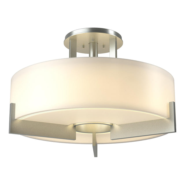 Hubbardton Forge 2011 Vintage Platinum Opal Glass (GG) Axis Semi-Flush
