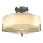 Hubbardton Forge 2011 Sterling Opal Glass (GG) Axis Semi-Flush