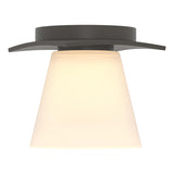 Hubbardton Forge 2010 Dark Smoke Opal Glass (GG) Wren Flush Mount