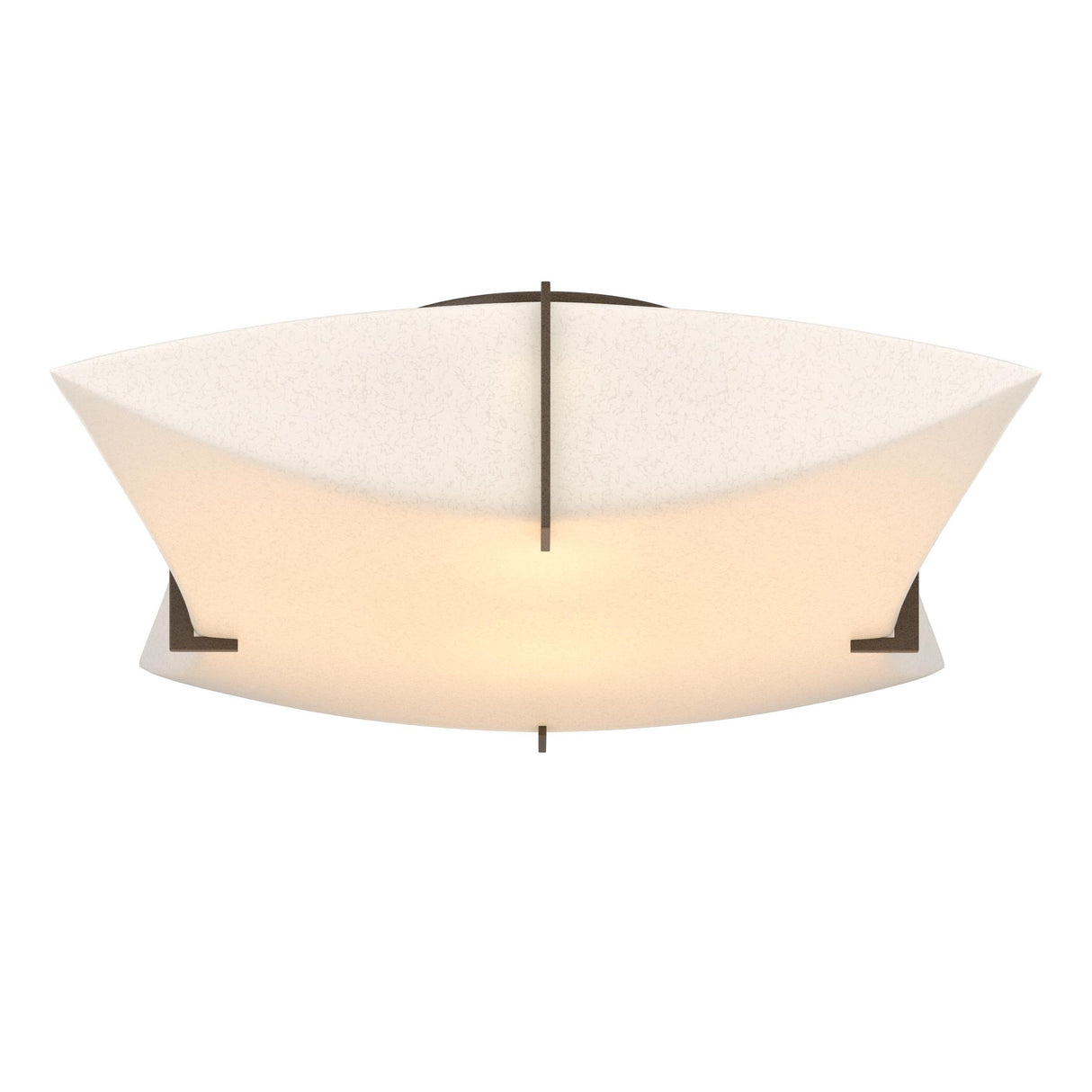 Hubbardton Forge 2012 Bronze Spun Frost (SH) Bento Semi-Flush Mount