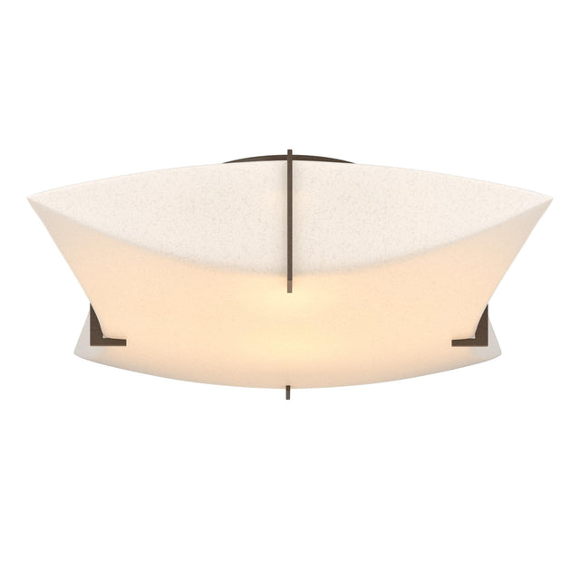 Hubbardton Forge 2012 Bronze Spun Frost (SH) Bento Semi-Flush Mount