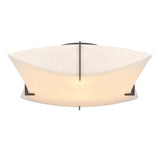 Hubbardton Forge 2012 Dark Smoke Spun Frost (SH) Bento Semi-Flush Mount