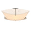 Hubbardton Forge 2012 Dark Smoke Spun Frost (SH) Bento Semi-Flush Mount