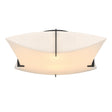 Hubbardton Forge 2012 Black Spun Frost (SH) Bento Semi-Flush Mount