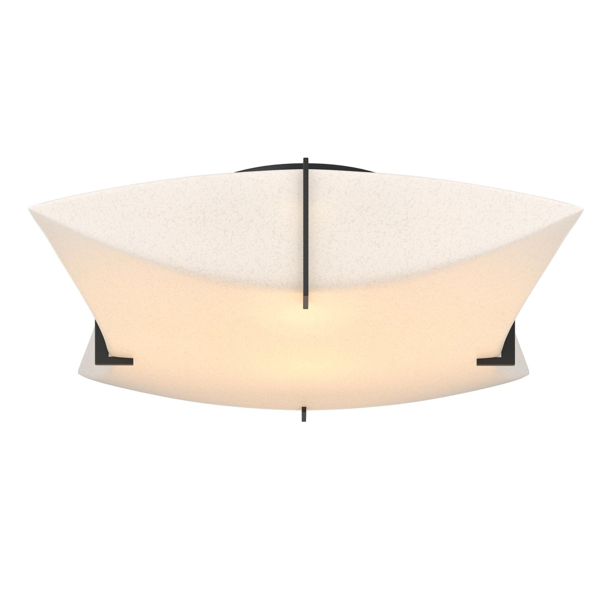 Hubbardton Forge 2012 Black Spun Frost (SH) Bento Semi-Flush Mount