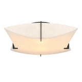 Hubbardton Forge 2012 Black Spun Frost (SH) Bento Semi-Flush Mount