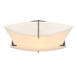 Hubbardton Forge 2012 Natural Iron Spun Frost (SH) Bento Semi-Flush Mount