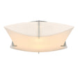 Hubbardton Forge 2012 Vintage Platinum Spun Frost (SH) Bento Semi-Flush Mount
