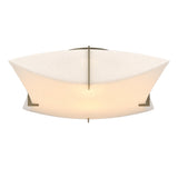 Hubbardton Forge 2012 Soft Gold Spun Frost (SH) Bento Semi-Flush Mount