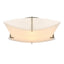 Hubbardton Forge 2012 Soft Gold Spun Frost (SH) Bento Semi-Flush Mount