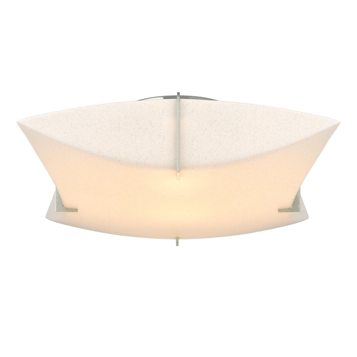 Hubbardton Forge 2012 Sterling Spun Frost (SH) Bento Semi-Flush Mount